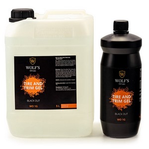 WO 1G Tire and Trim Gel - BLACK OUT